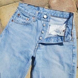 Light wash vintage Levi 501